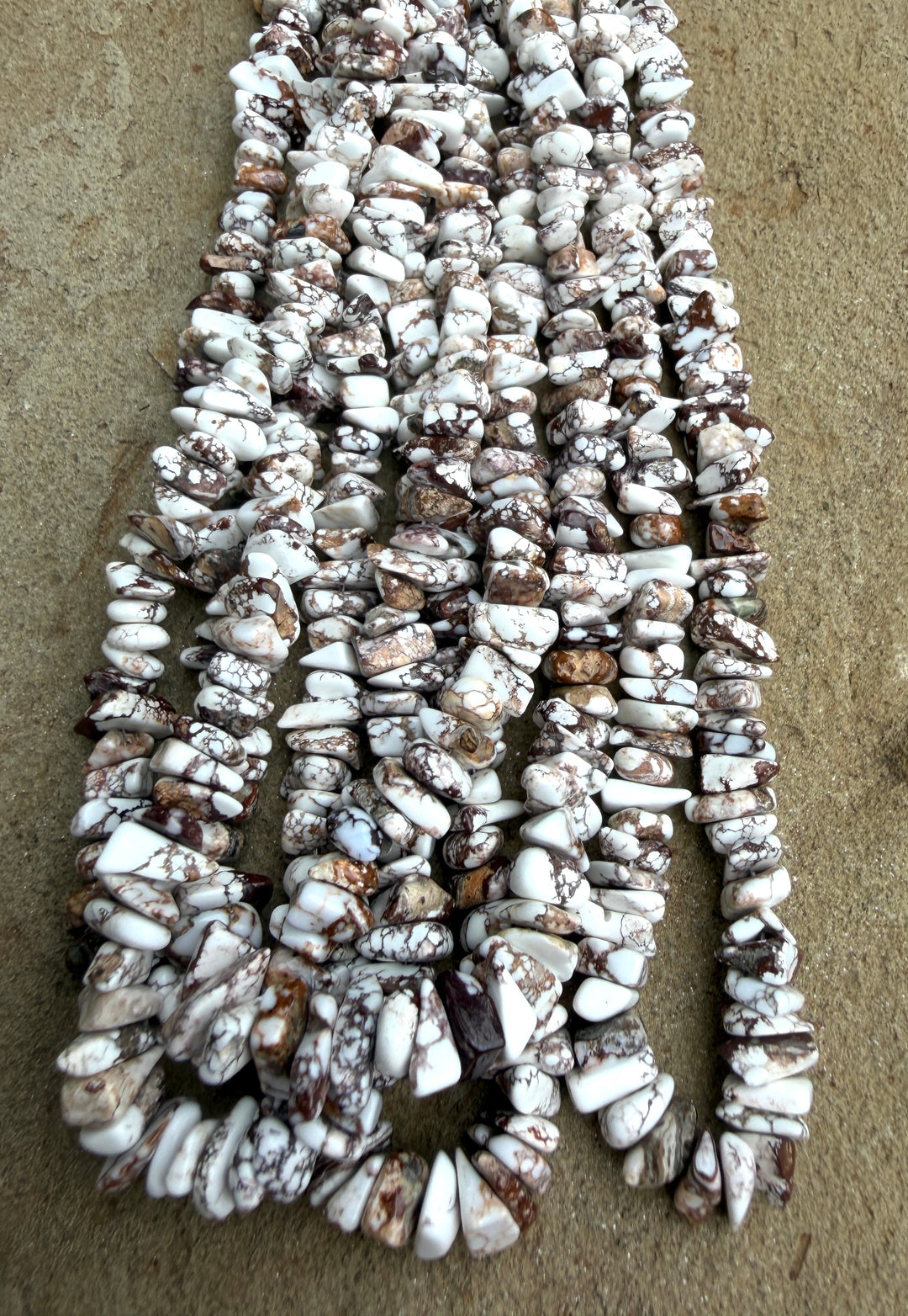 RARE Arizona Wild Horse 6-8mm Chip Bead Strands 16 Inch