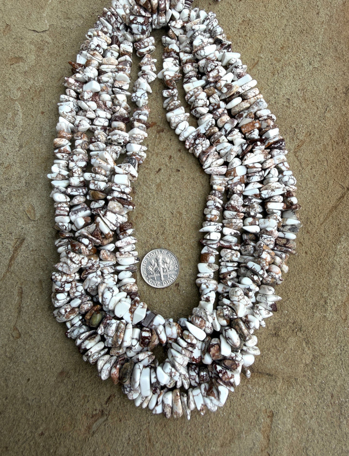 RARE Arizona Wild Horse 6-8mm Chip Bead Strands 16 Inch