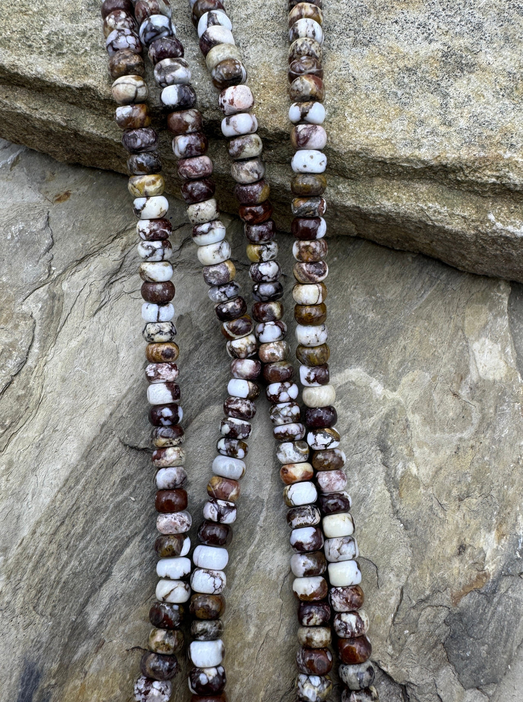 RARE Arizona Wild Horse 6mm Rondelle Strand 8 inch Strand