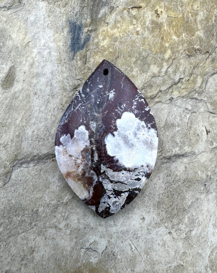 RARE Arizona Wild Horse Focal Pendant Bead 25x38mm - Wild