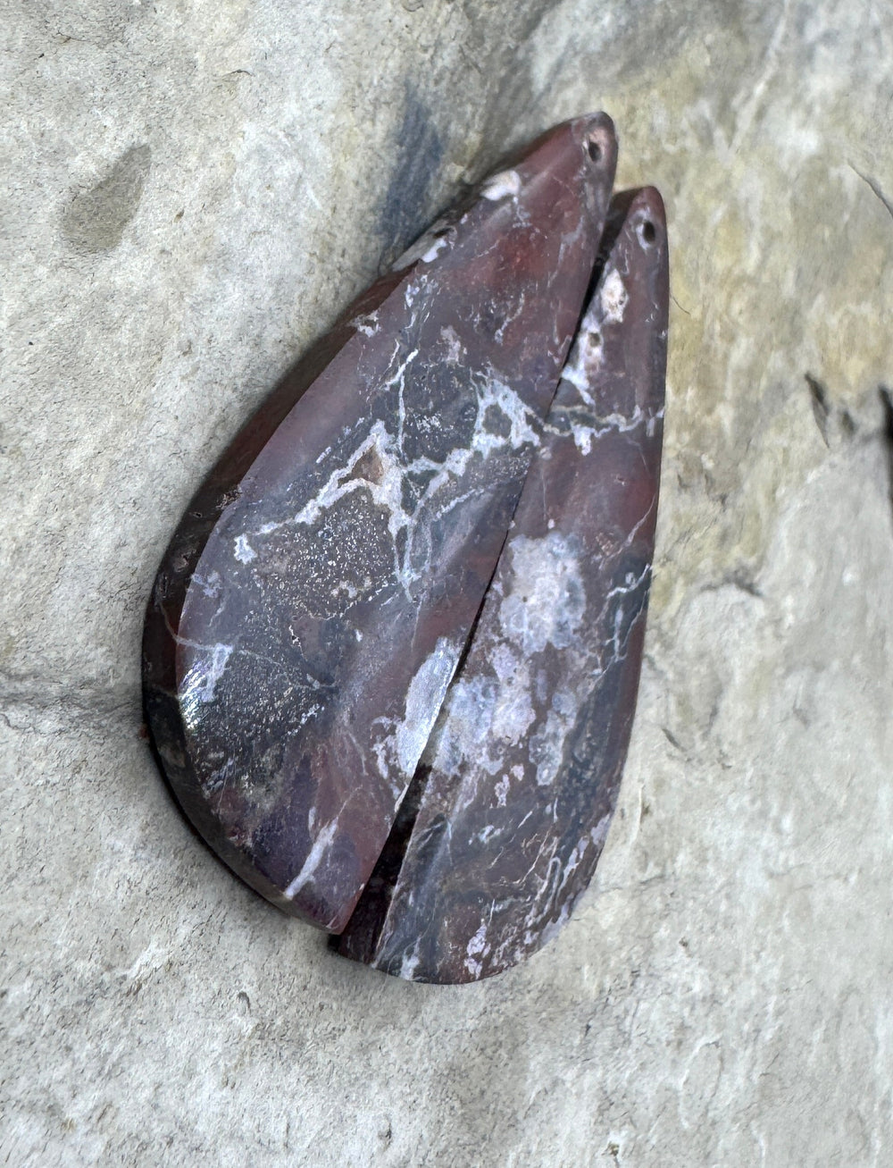 RARE Arizona Wild Horse Giant Matching Earring Slab Bead