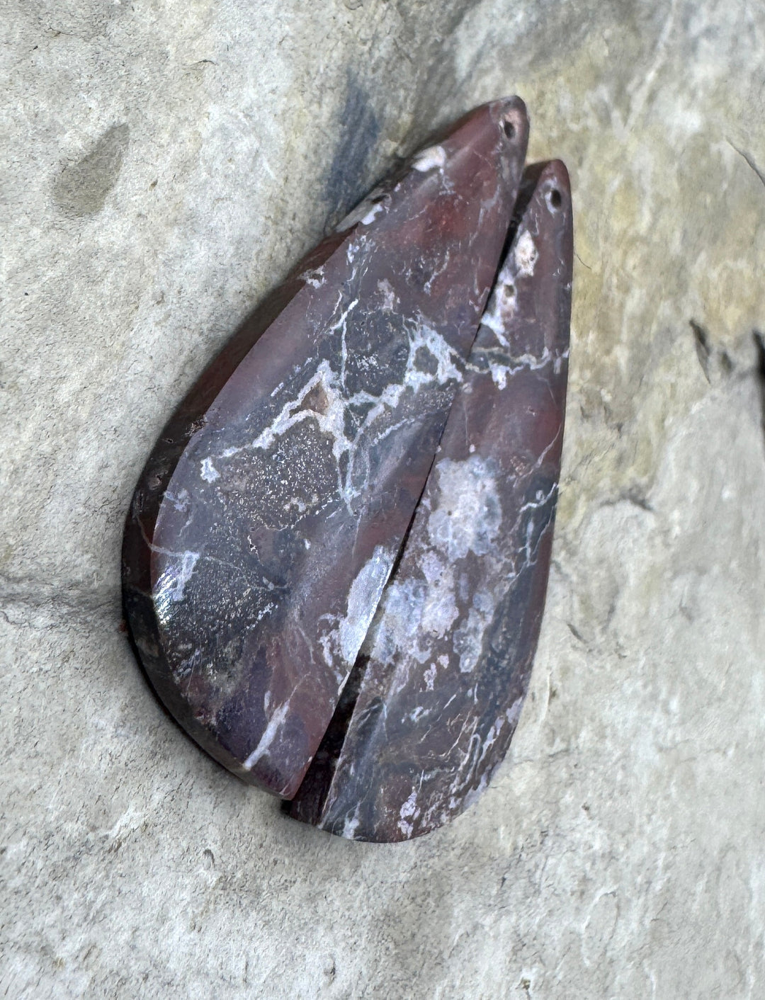 RARE Arizona Wild Horse Giant Matching Earring Slab Bead