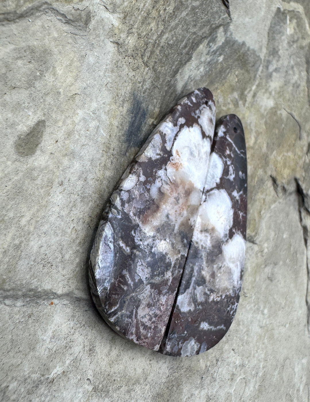 RARE Arizona Wild Horse Giant Matching Earring Slab Bead