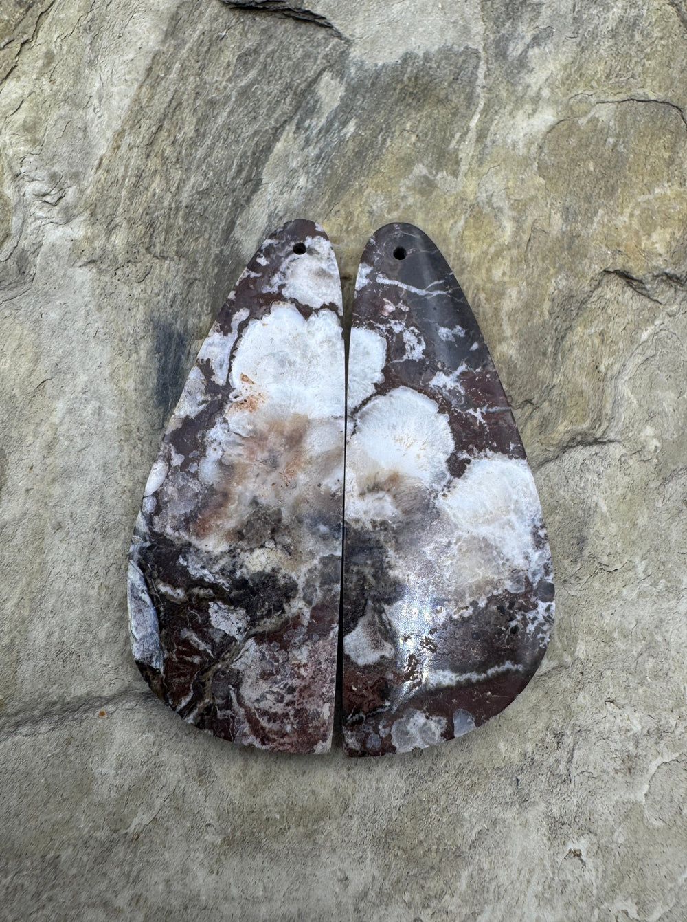 RARE Arizona Wild Horse Giant Matching Earring Slab Bead