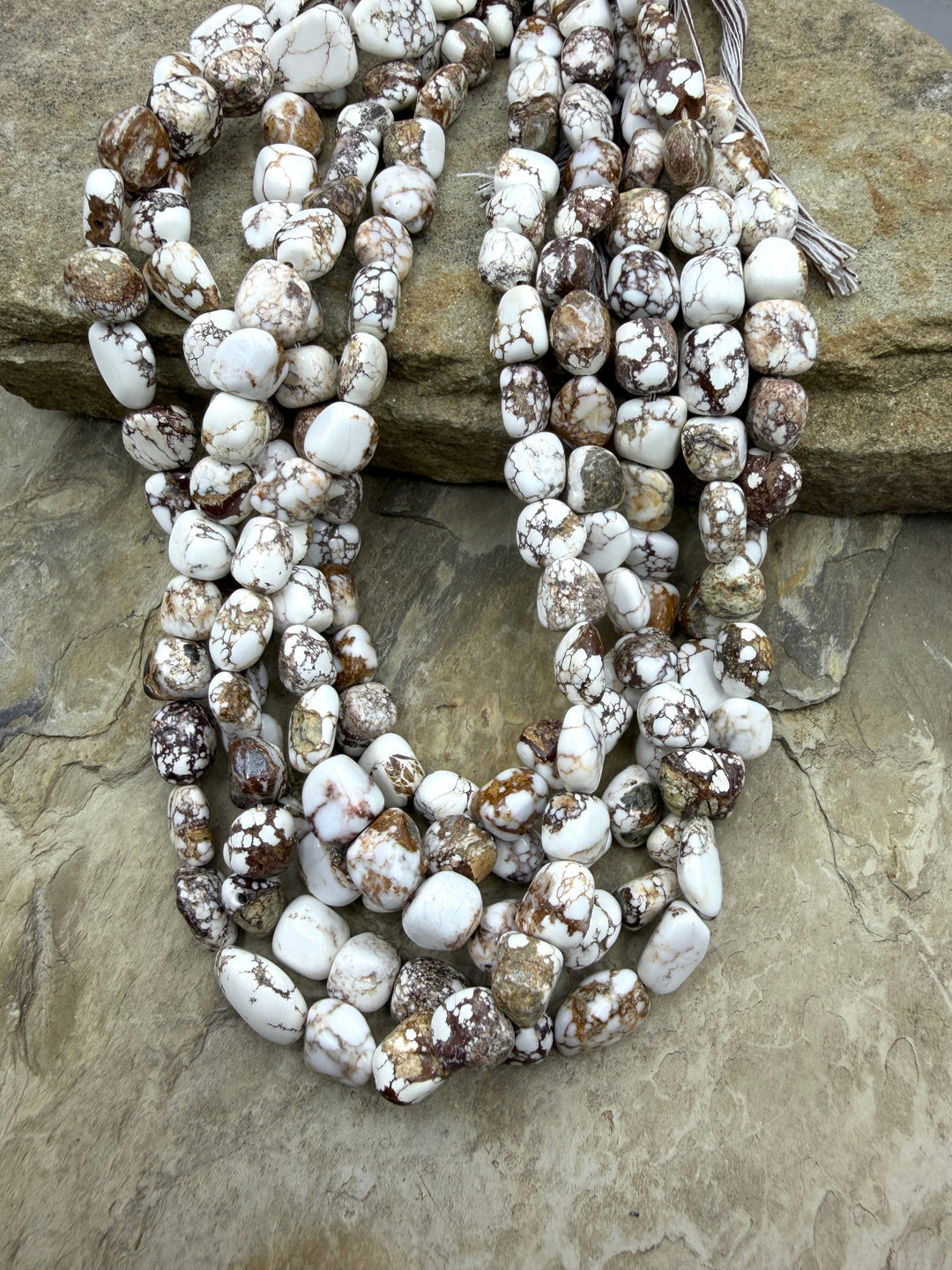 RARE Arizona Wild Horse Handcut 10-11mm Nugget Beads 16