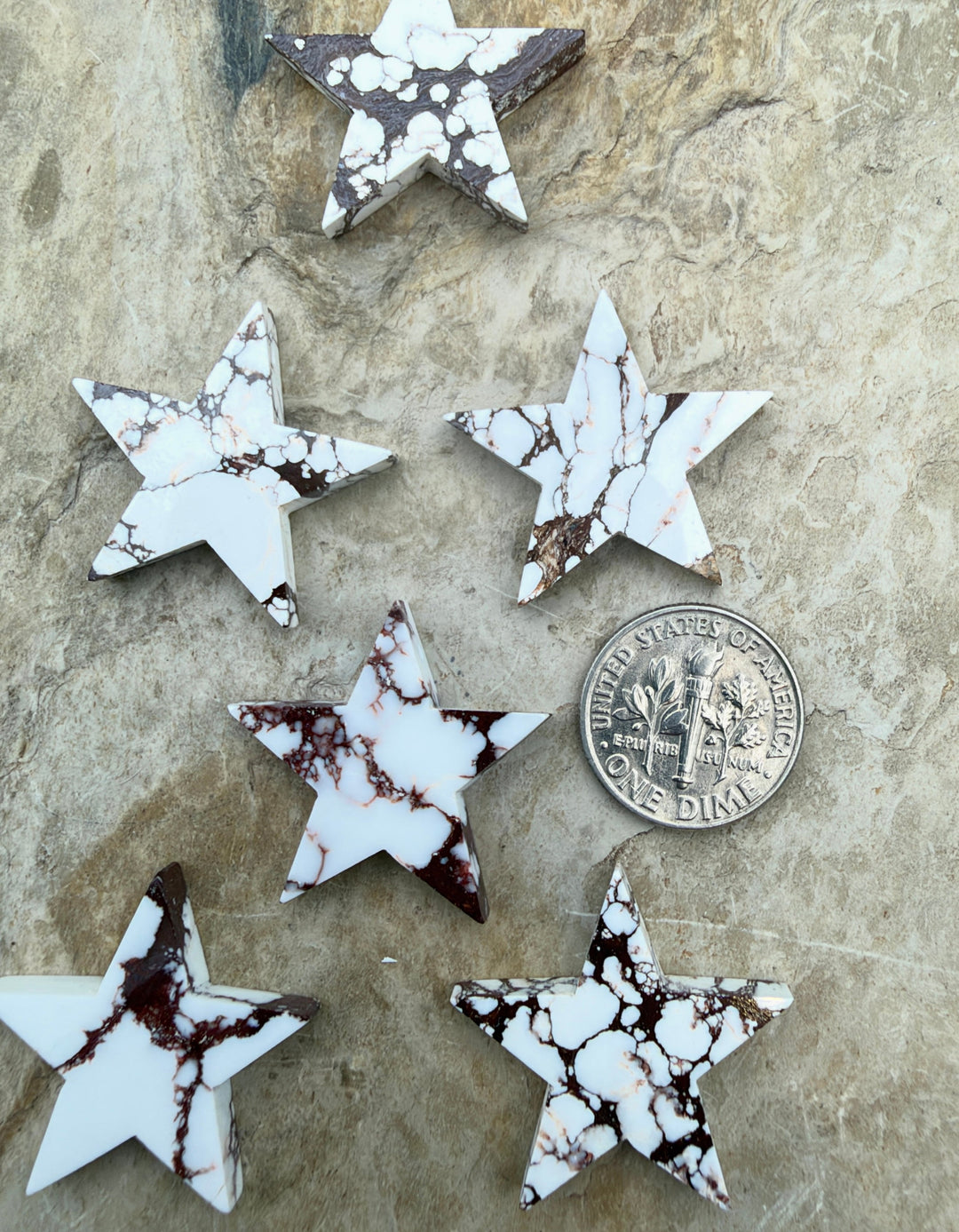 RARE Arizona Wild Horse Handcut Star Shaped Focal Pendant