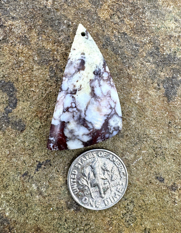 RARE Arizona Wild Horse Matching Focal Pendant Bead 20x34mm