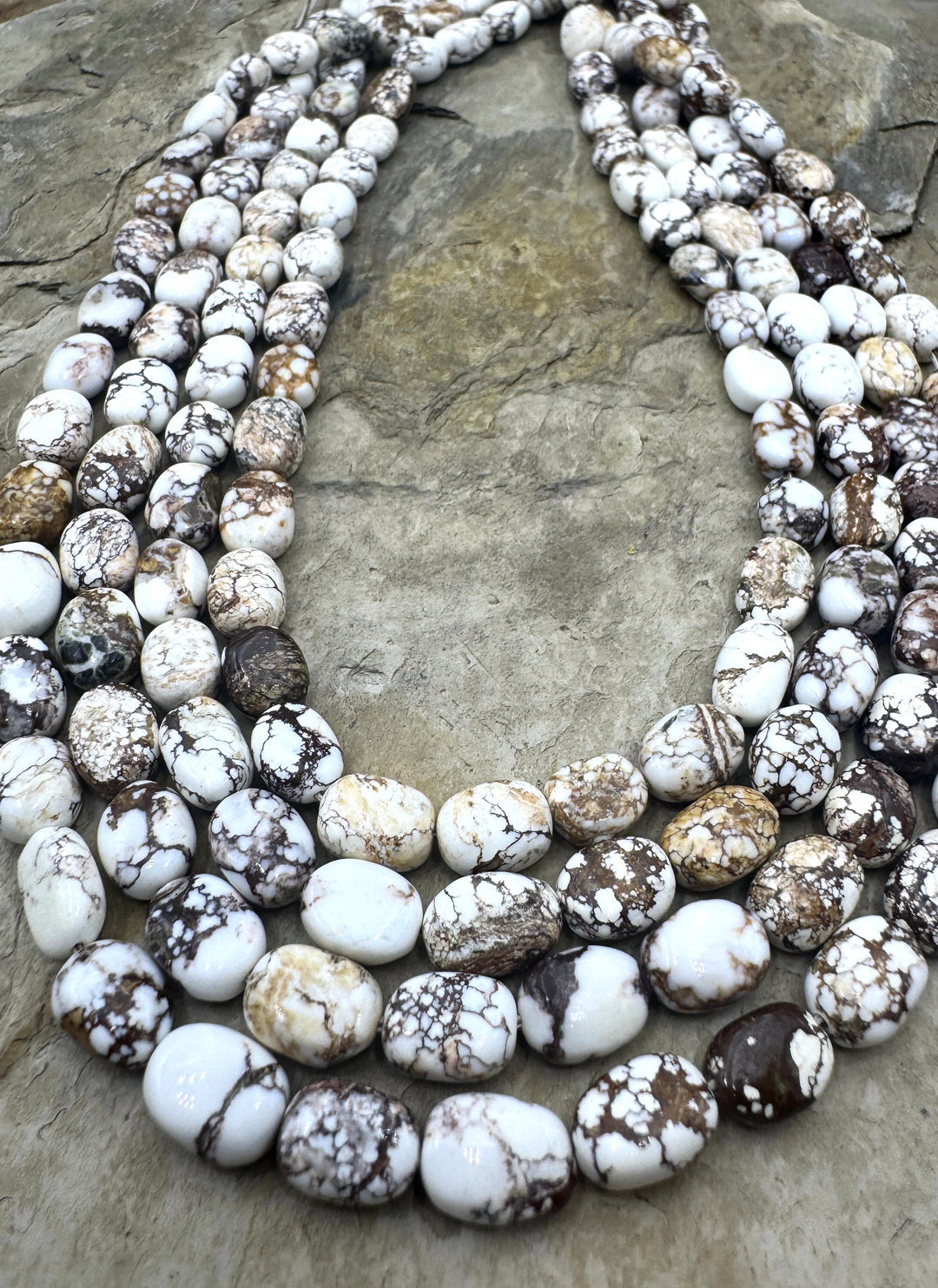 RARE Arizona Wild Horse Oval Beads 6x10mm 16 Inch Strands