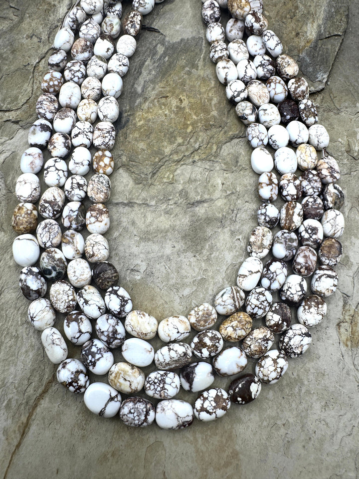 RARE Arizona Wild Horse Oval Beads 6x10mm 16 Inch Strands