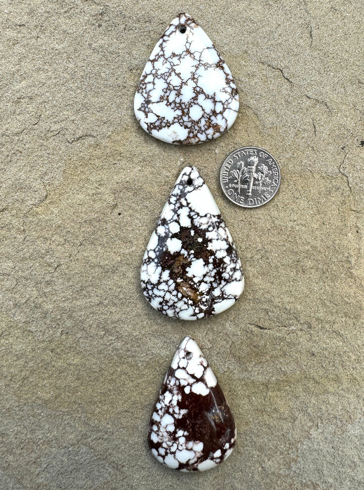 RARE Arizona Wild Horse Teardrop Focal Pendant Beads select