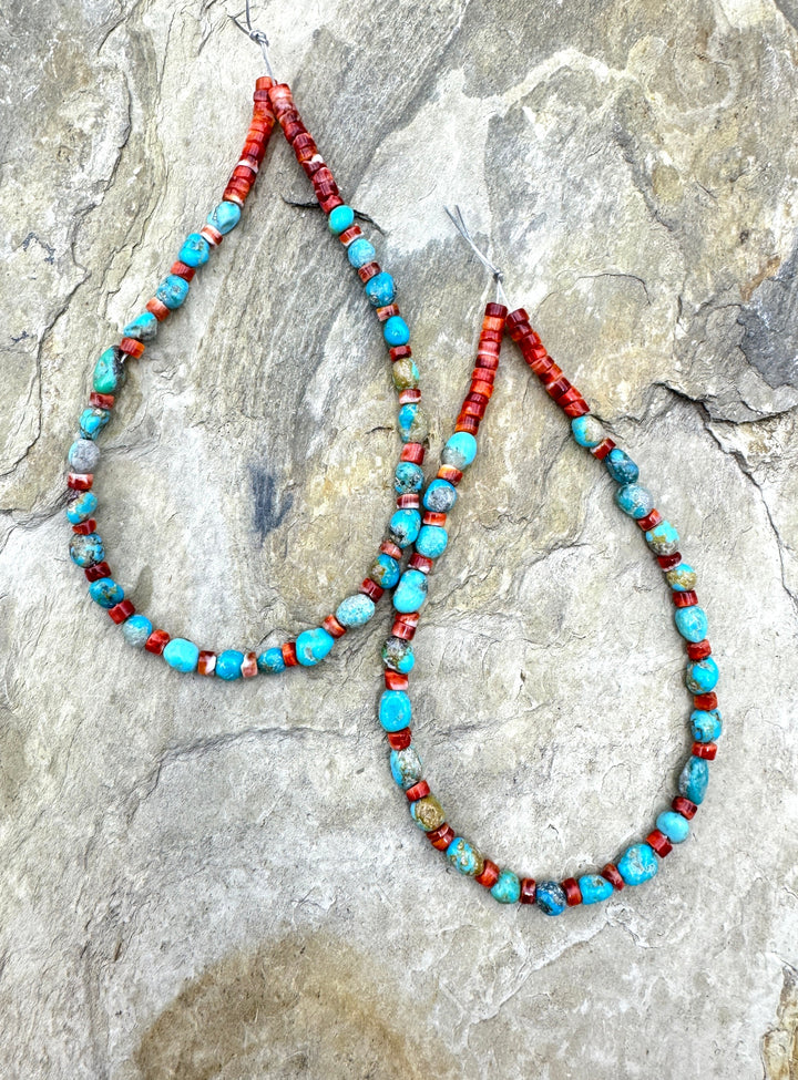 RARE Blue Ridge Turquoise (Nevada) and Spiny Oyster