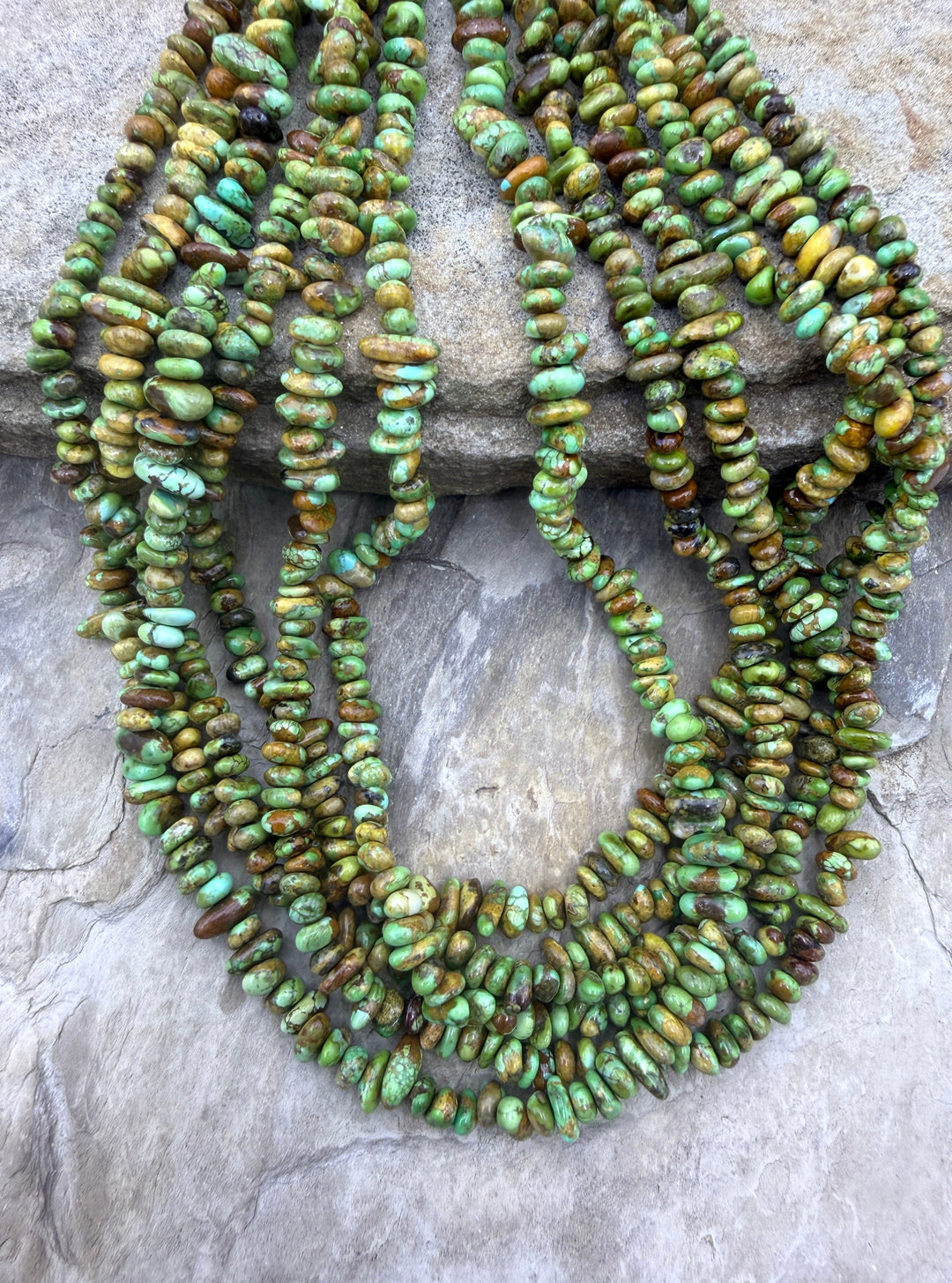 RARE Boulder Sonoran Gold Turquoise (Mex) 4-6mm Nugget/Chip