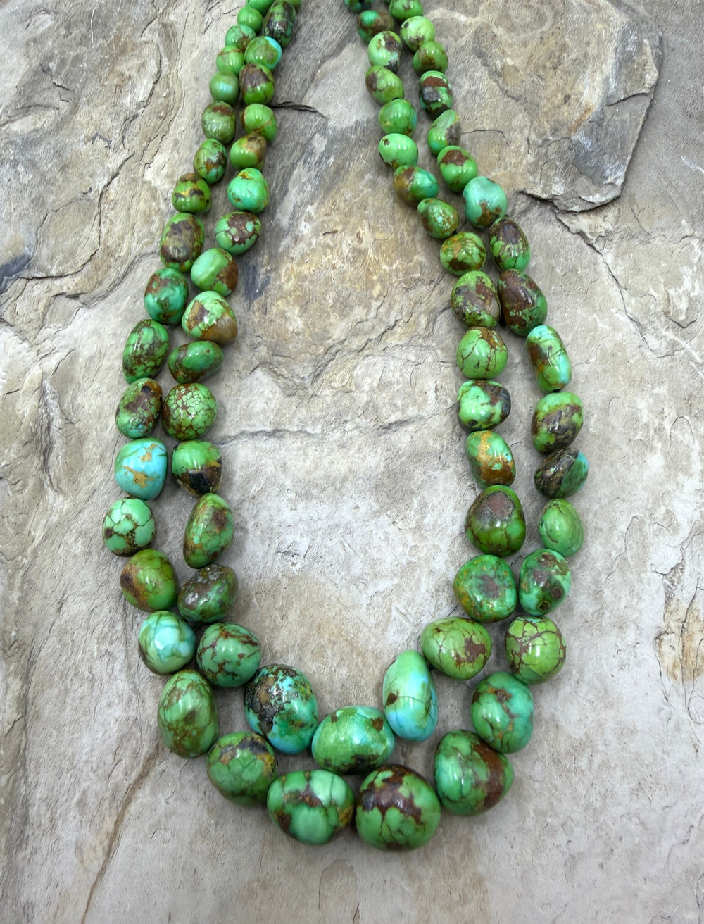 RARE Boulder Sonoran Gold Turquoise (Mex) 5-13mm Rounded