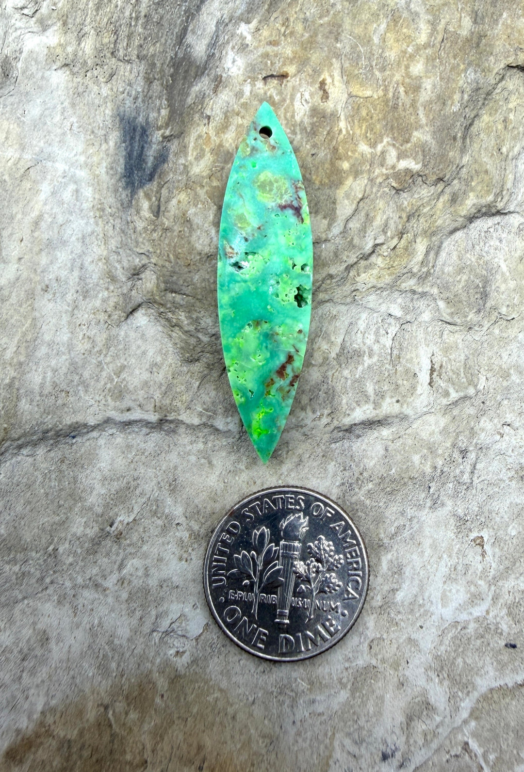 RARE Carico Lake Faustite (Nevada) Focal Pendant Bead