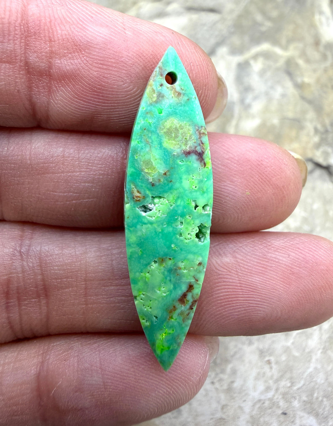 RARE Carico Lake Faustite (Nevada) Focal Pendant Bead