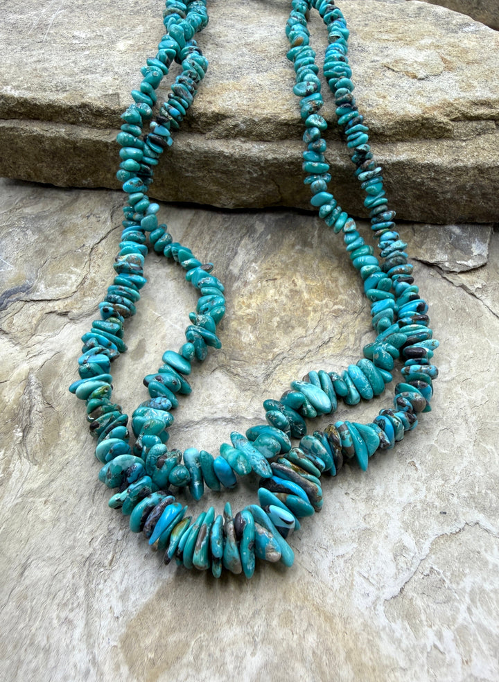 RARE Carico Lake Turquoise (Nevada) 3-9mm Graduate chip