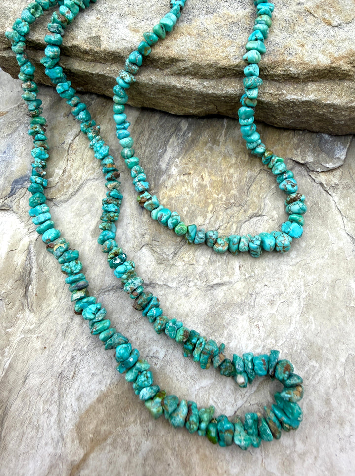 RARE Carico Lake Turquoise (Nevada) 4-8mm Graduated Nugget