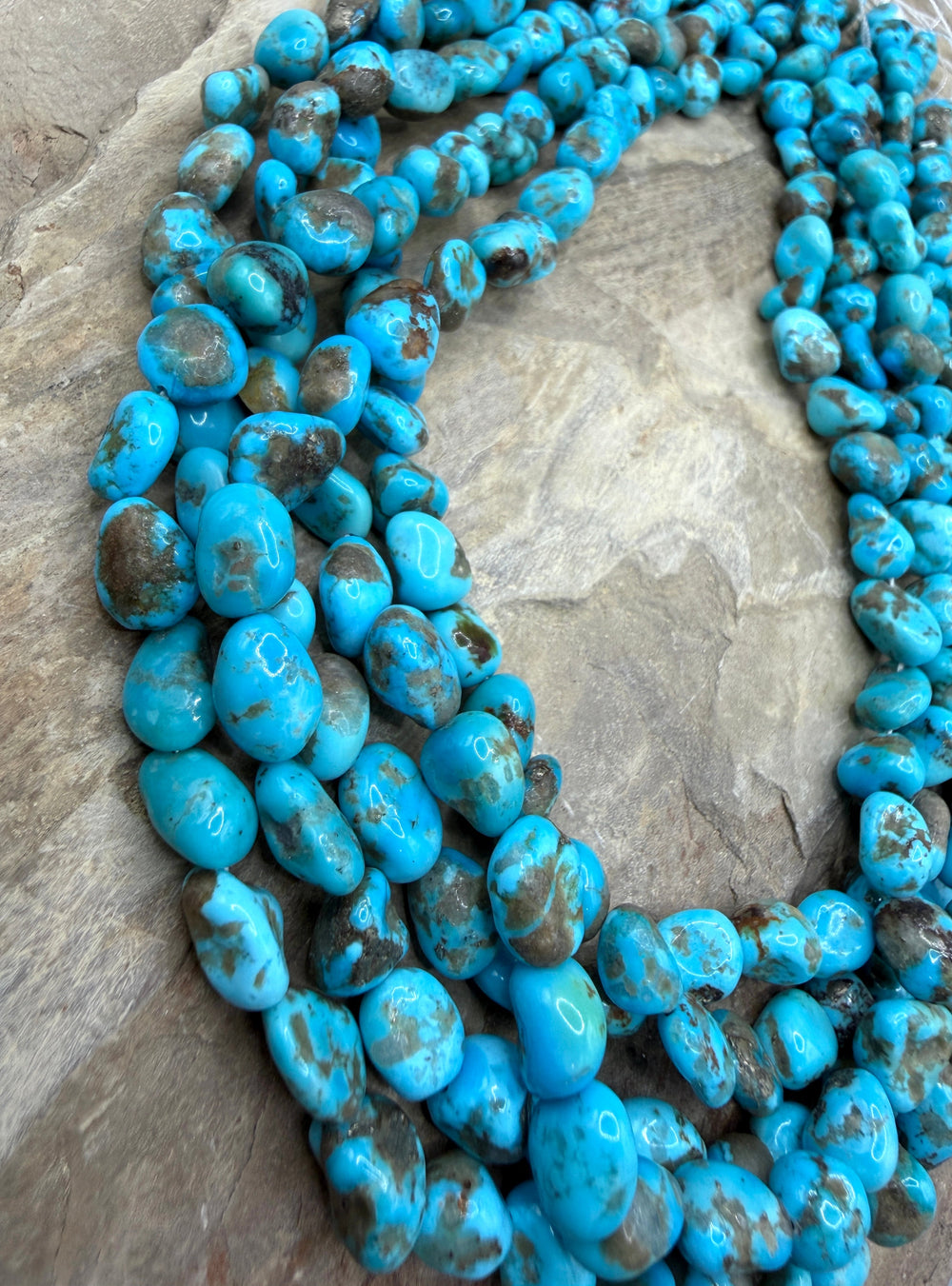 RARE Castle Dome Turquoise (Arizona) Nugget Beads