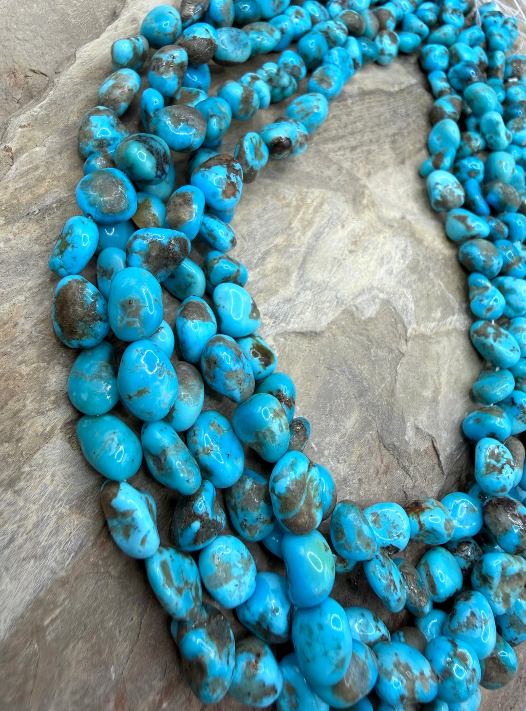 RARE Castle Dome Turquoise (Arizona) Nugget Beads