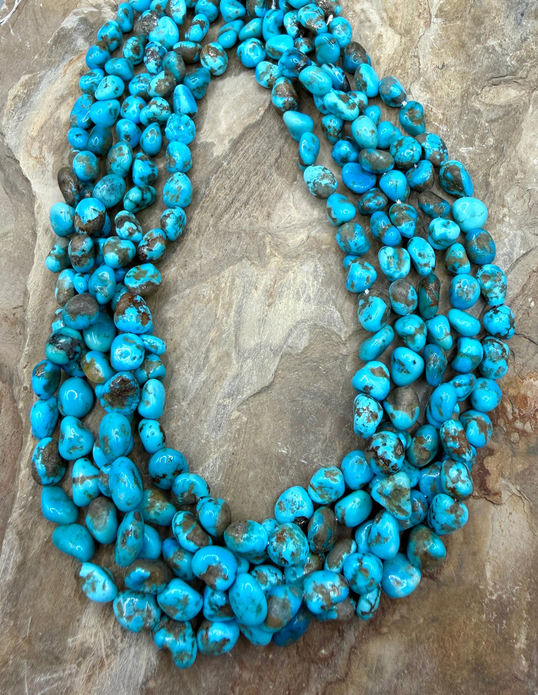 RARE Castle Dome Turquoise (Arizona) Nugget Beads