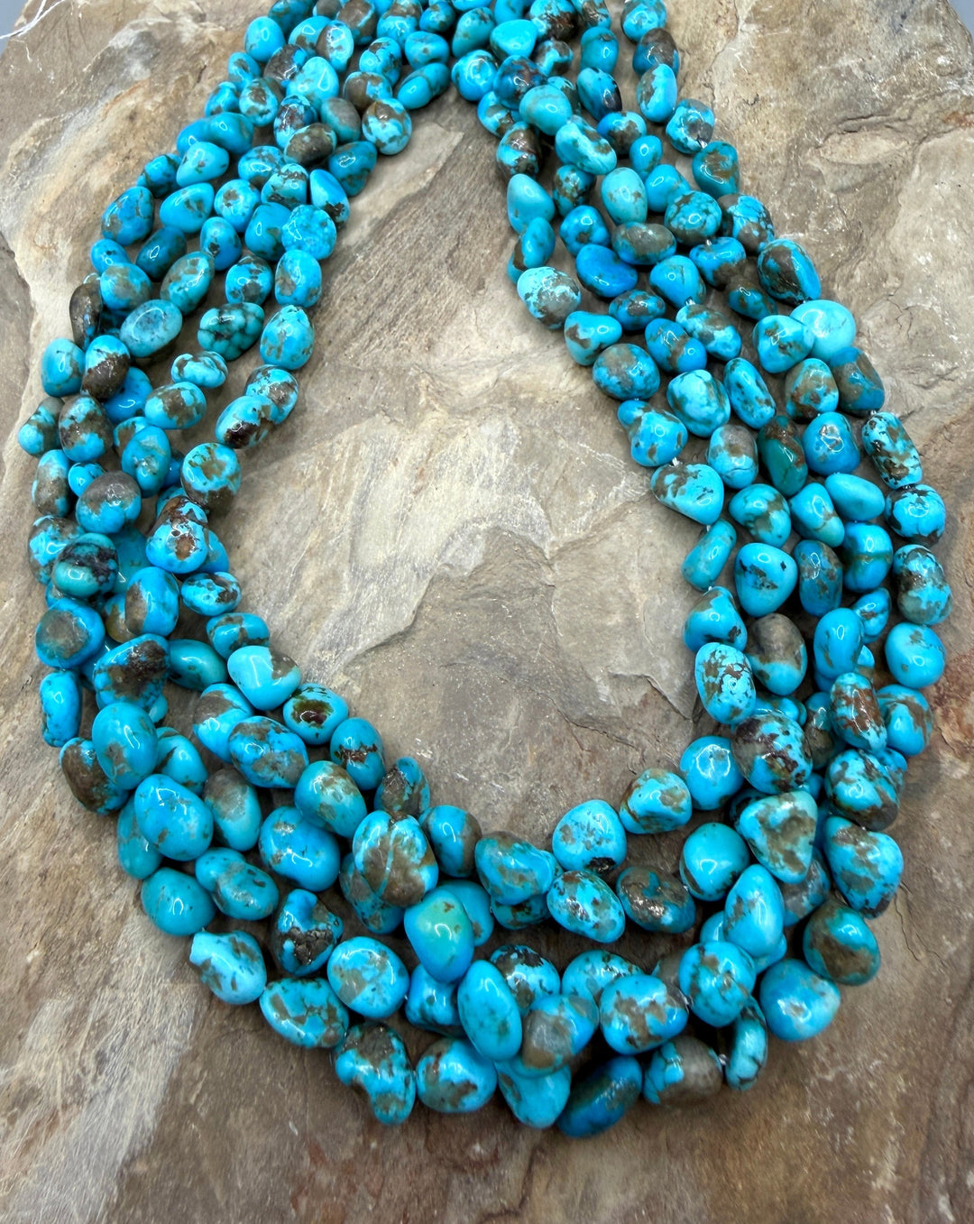 RARE Castle Dome Turquoise (Arizona) Nugget Beads