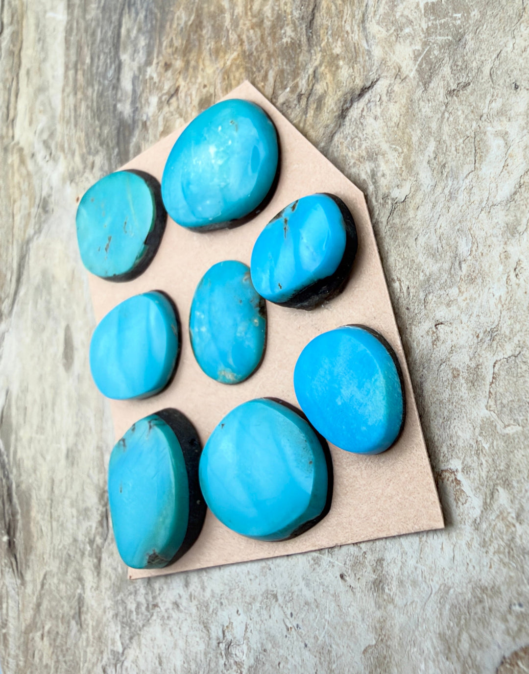 RARE Castle Dome Turquoise (Estate Find) LOT of 8 Small