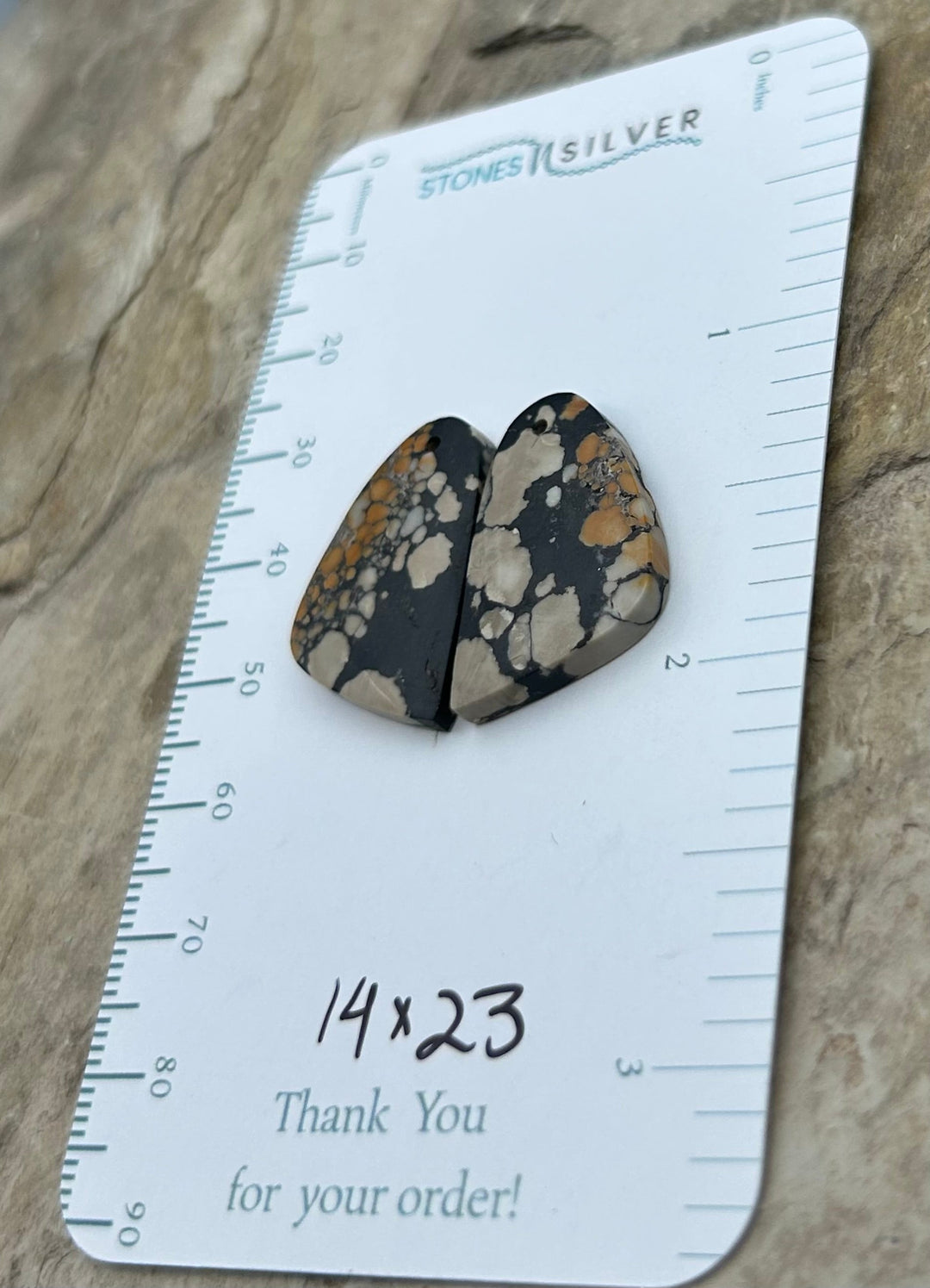 RARE Chalcosiderite ’Turquoise’ Matching Earring Slab Bead