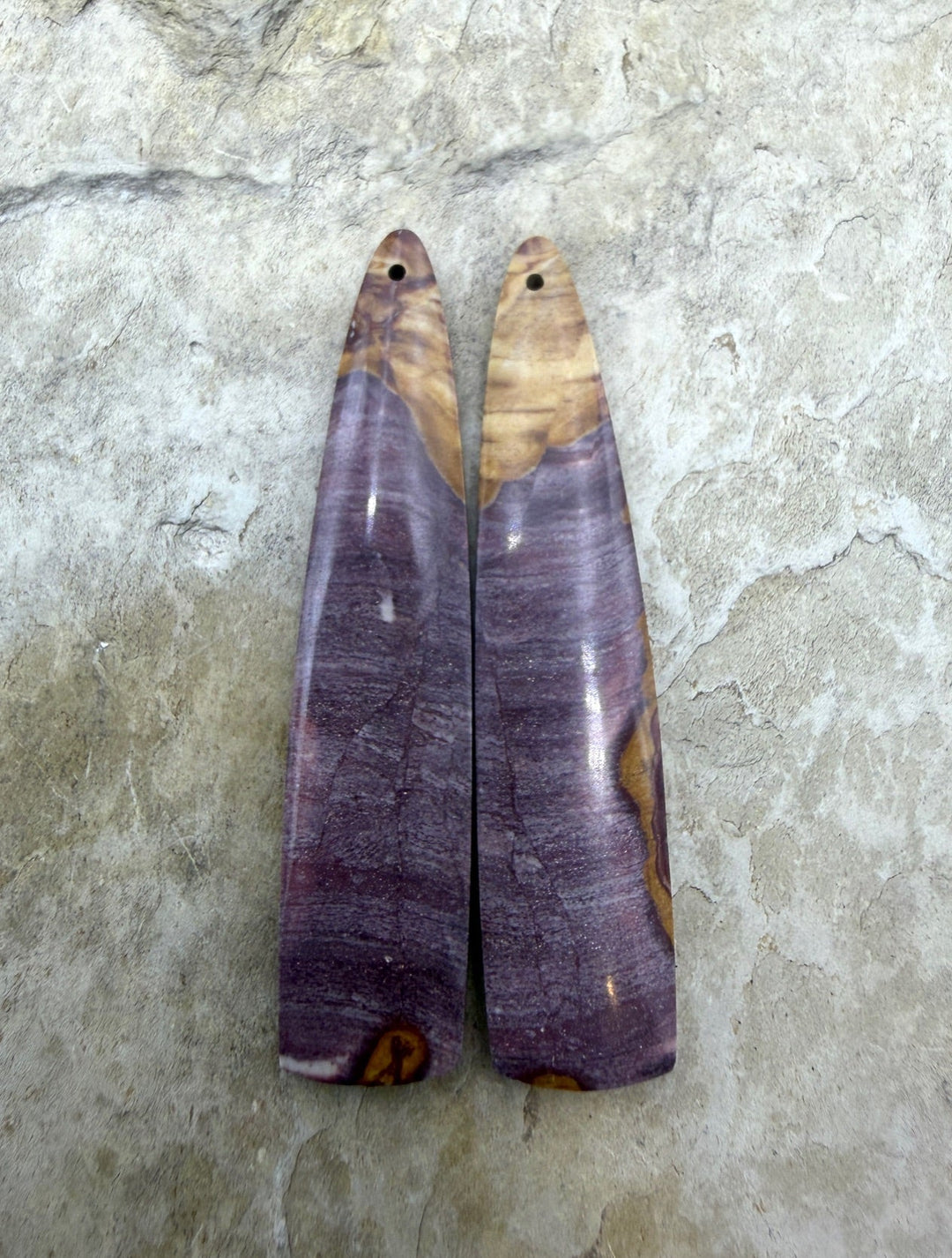 RARE Dead Camel Jasper (Nevada) Matching Earring Slab Bead