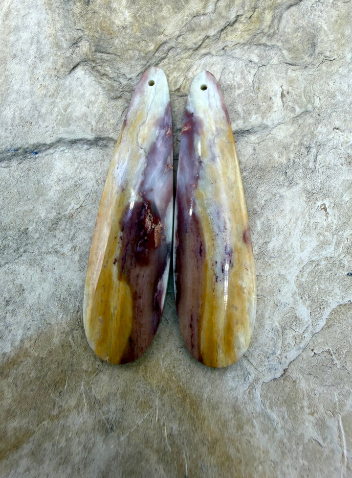 RARE Dead Camel Jasper (Nevada) Matching Earring Slab Bead