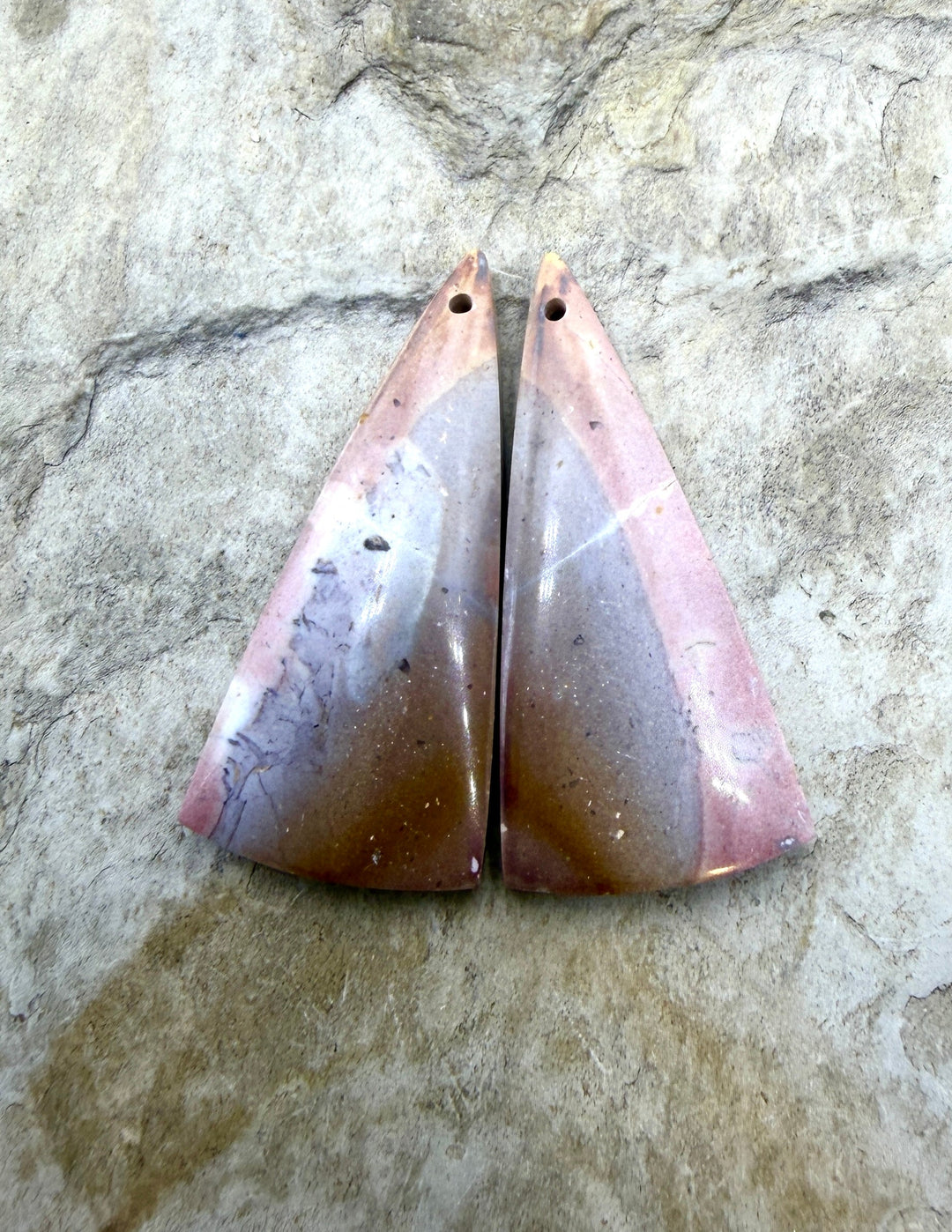 RARE Dead Camel Jasper (Nevada) Matching Earring Slab Bead
