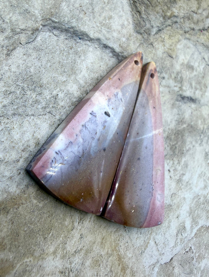 RARE Dead Camel Jasper (Nevada) Matching Earring Slab Bead