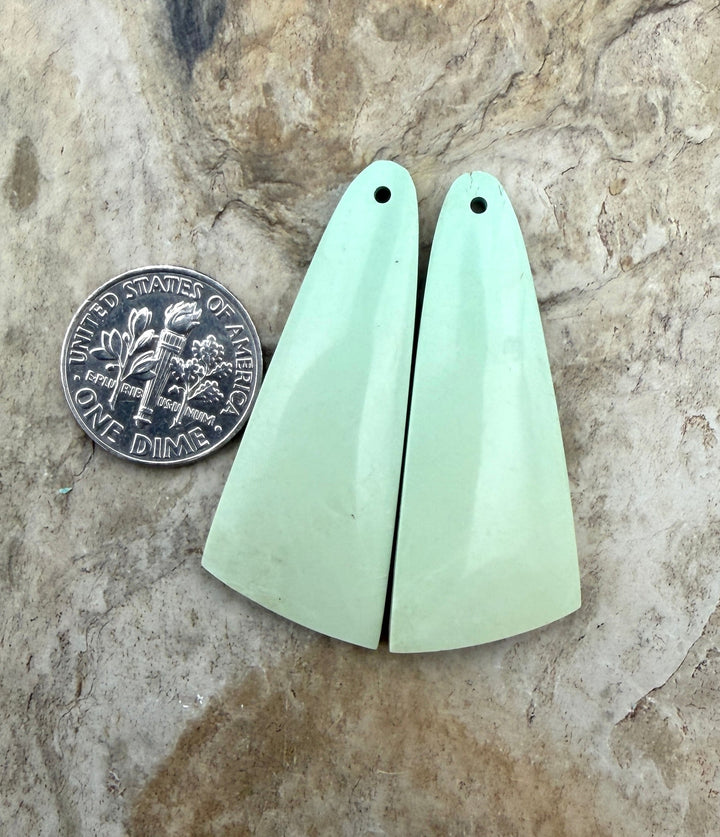 RARE Dry Creek Turquoise (Nevada) Matching Earring Slab