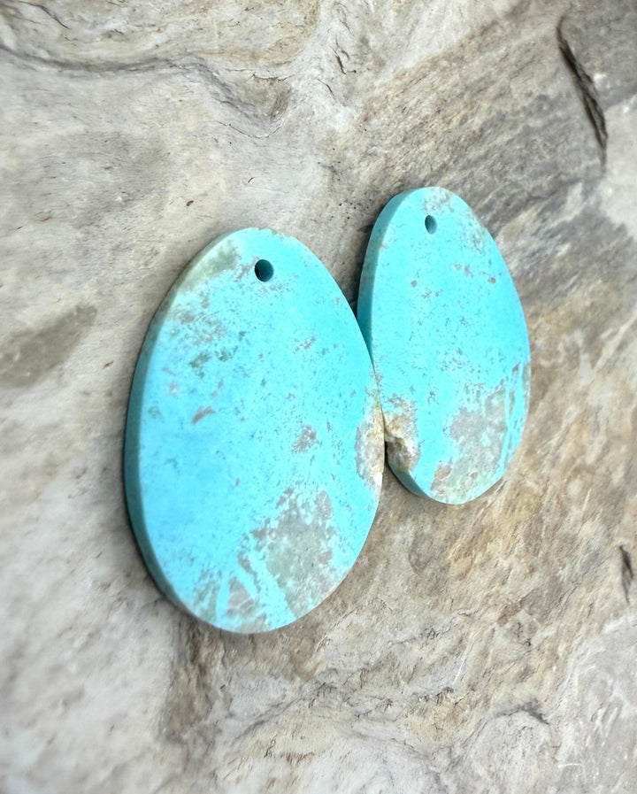 RARE Dry Creek Turquoise (Nevada) Matching Earring Slab