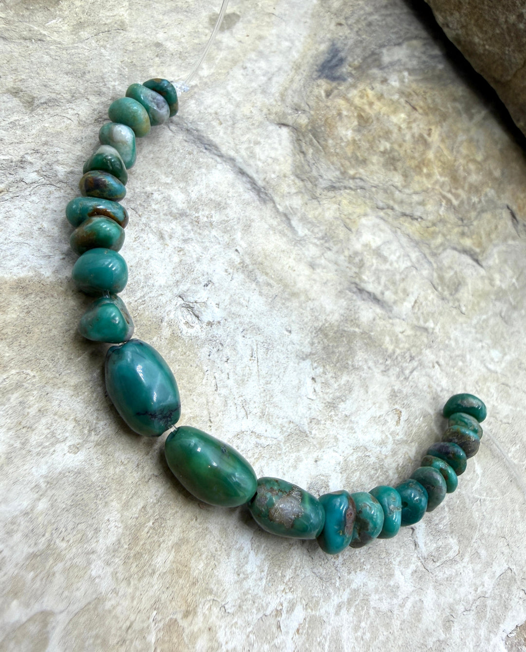 RARE Fox Turquoise (Nevada) Focal Strand 3.5 Inches