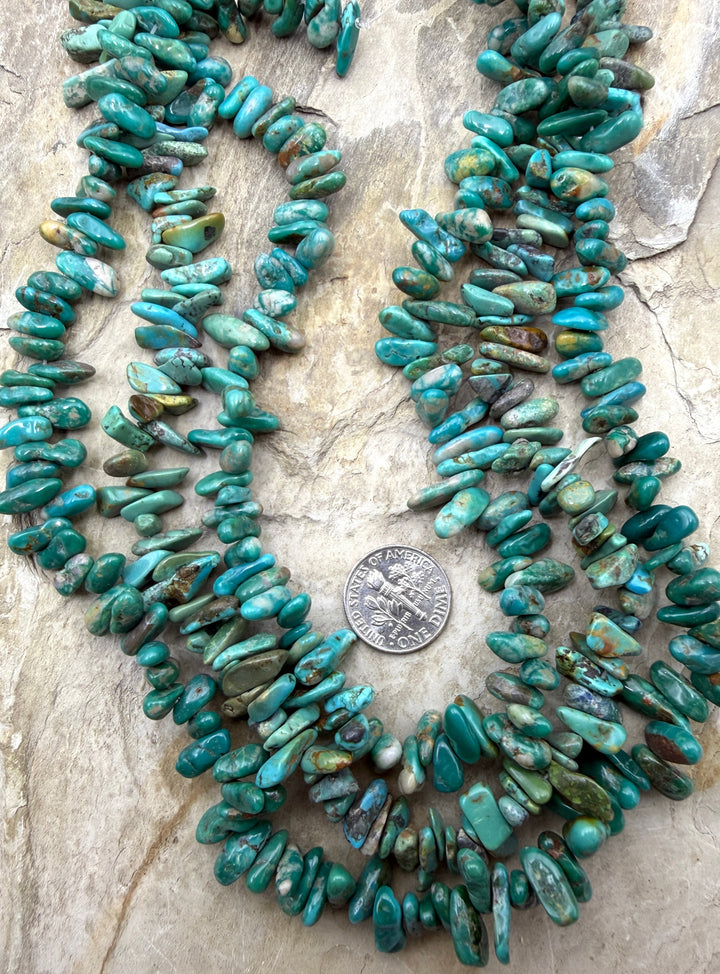 RARE Fox Turquoise (Nevada) Graduated 5x10-5x14mm Long