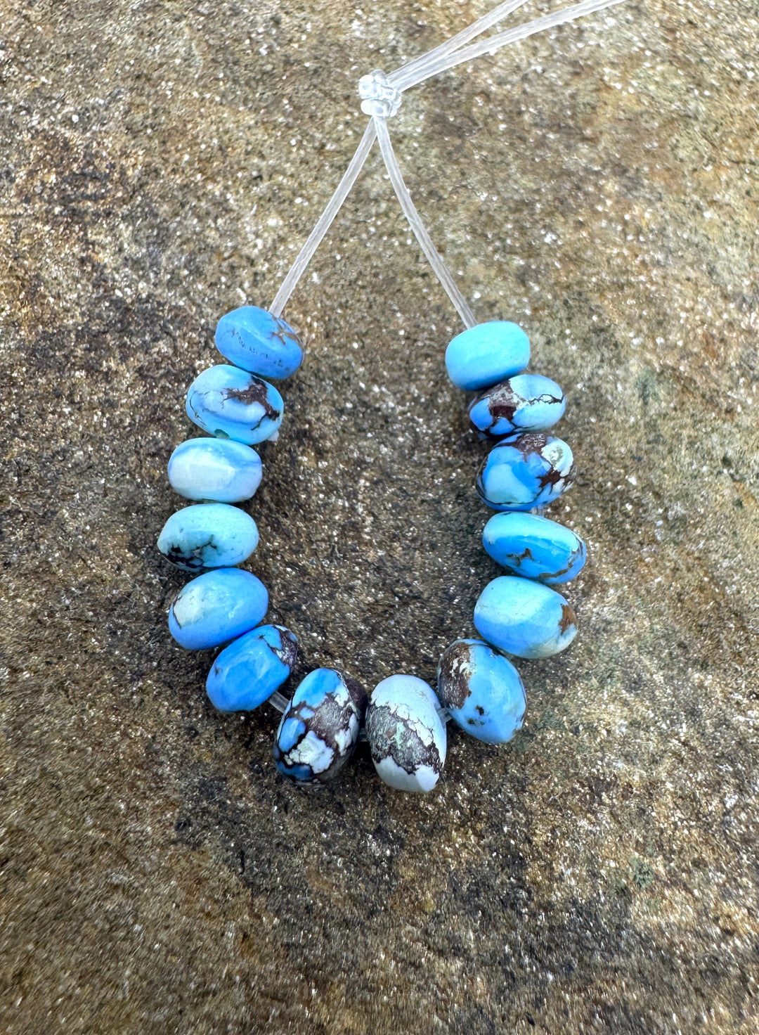 RARE Golden Hills Turquoise (Kazakhstan 4.5-5mm Rondelle