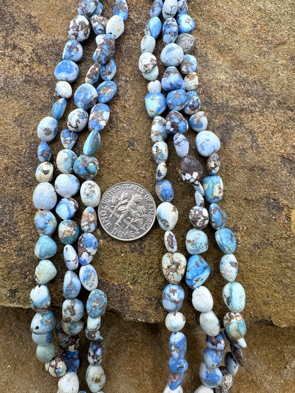 RARE Golden Hills Turquoise (Kazakhstan) 4-7mm Irregular