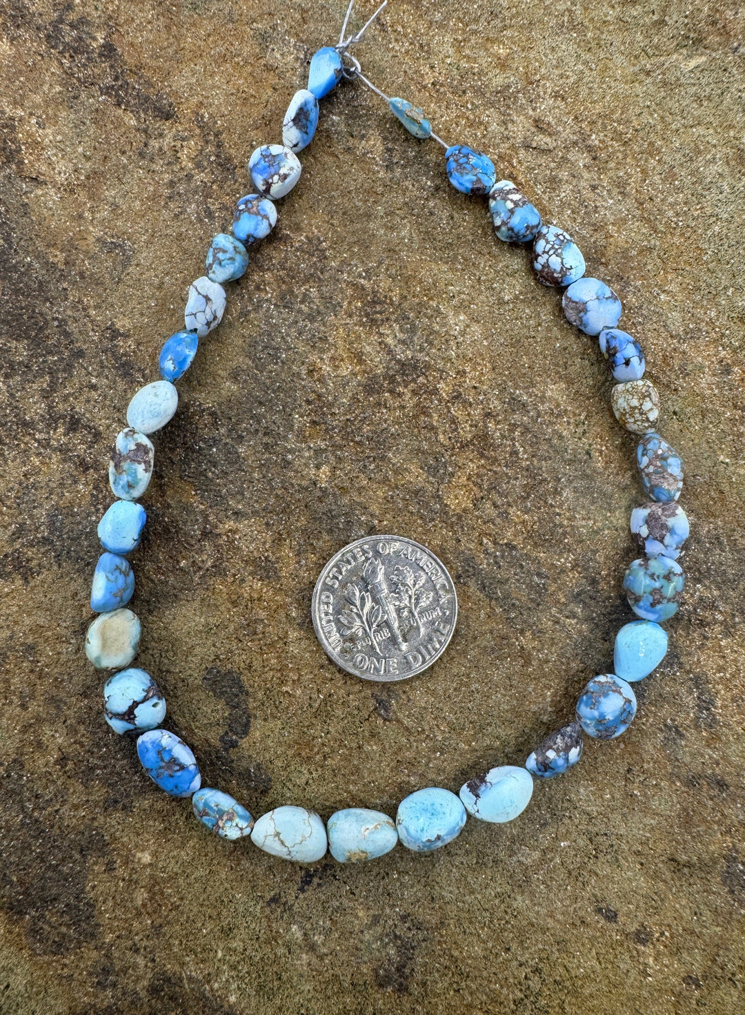 RARE Golden Hills Turquoise (Kazakhstan) 4-7mm Irregular