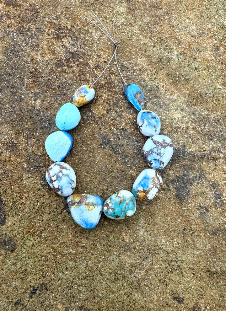 RARE Golden Hills Turquoise (Kazakhstan) 4-7mm Irregular