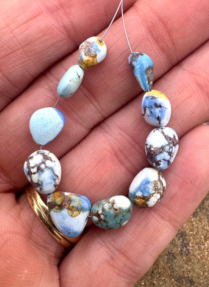 RARE Golden Hills Turquoise (Kazakhstan) 4-7mm Irregular