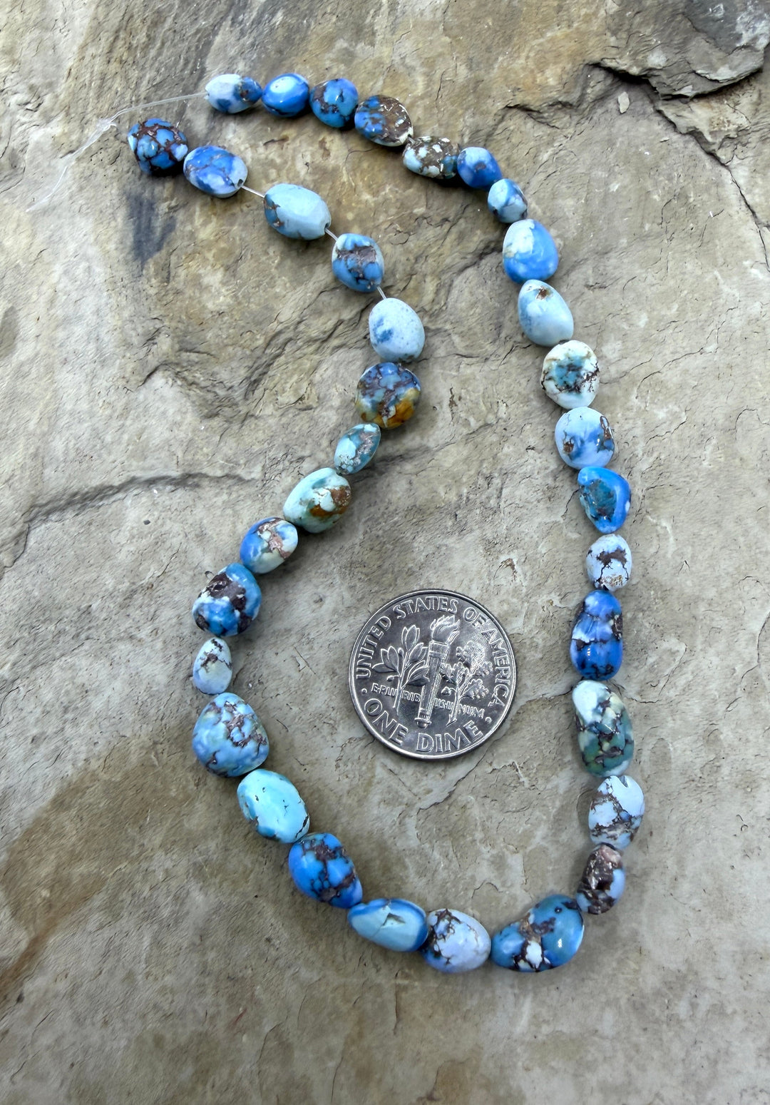 RARE Golden Hills Turquoise (Kazakhstan) 4x5-6x7mm