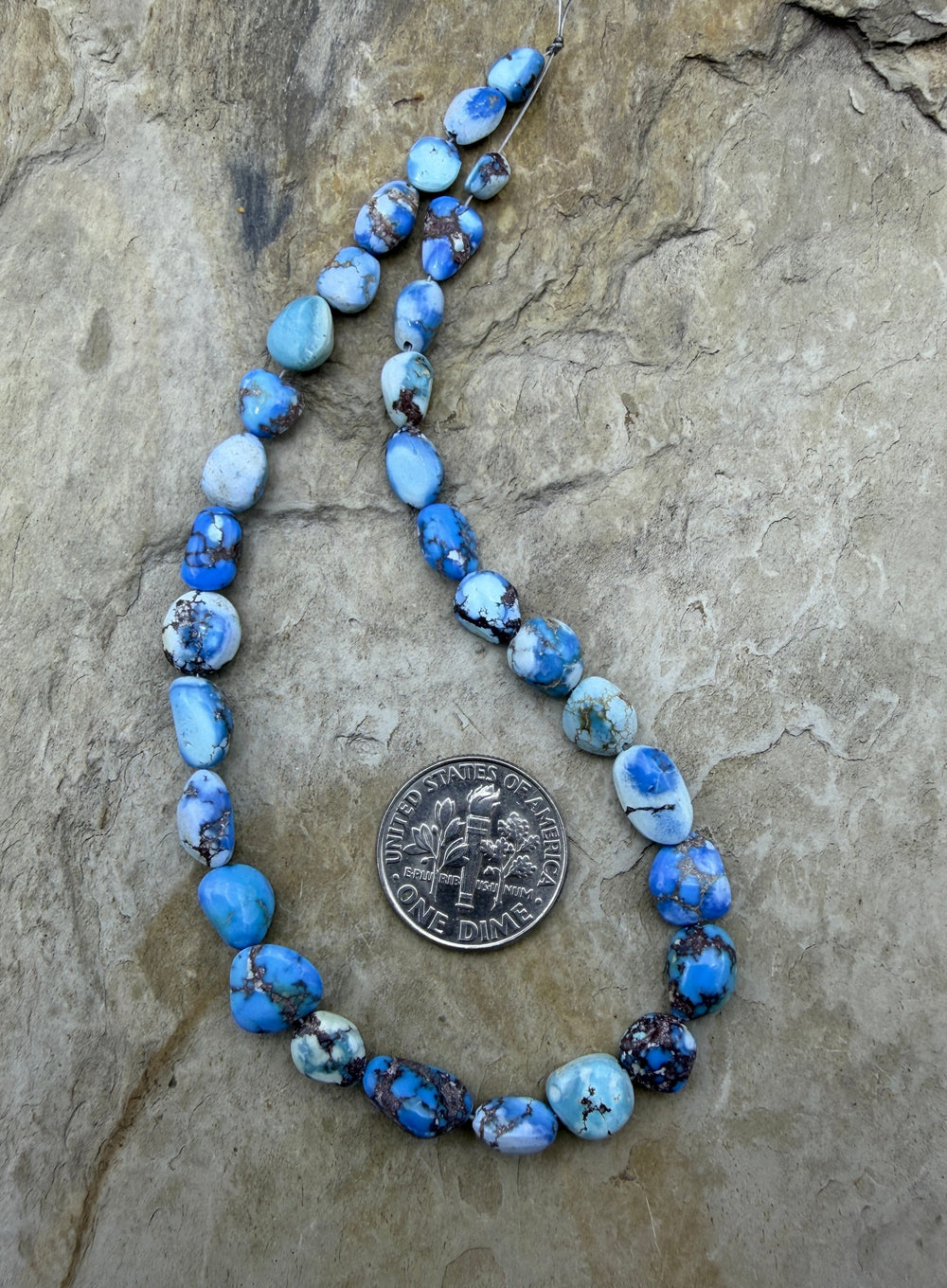 RARE Golden Hills Turquoise (Kazakhstan) 4x5-7x8mm