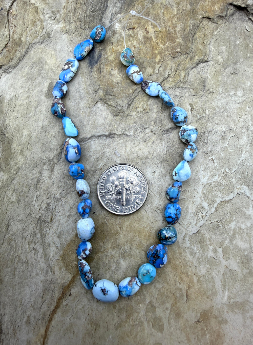 RARE Golden Hills Turquoise (Kazakhstan) 4x5-7x8mm