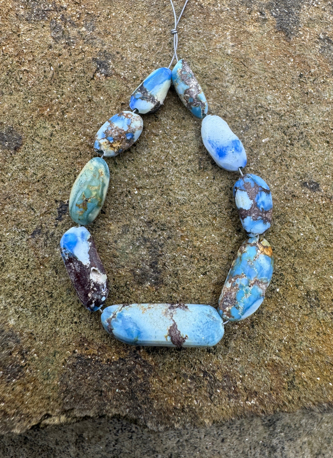 RARE Golden Hills Turquoise (Kazakhstan) 4x8-5x15mm