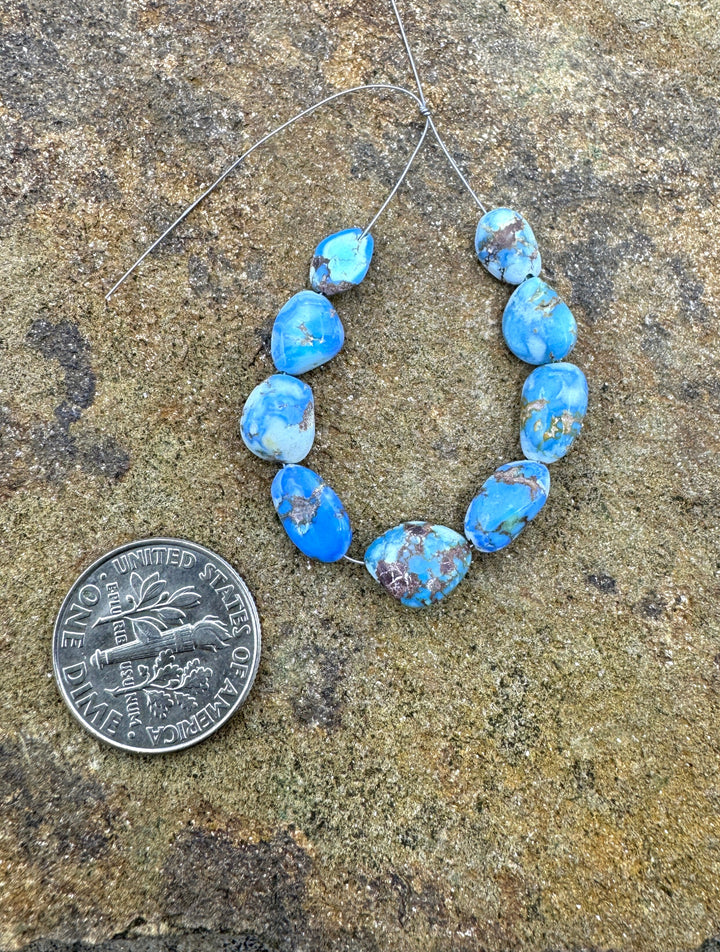 RARE Golden Hills Turquoise (Kazakhstan) 5-6mm Irregular