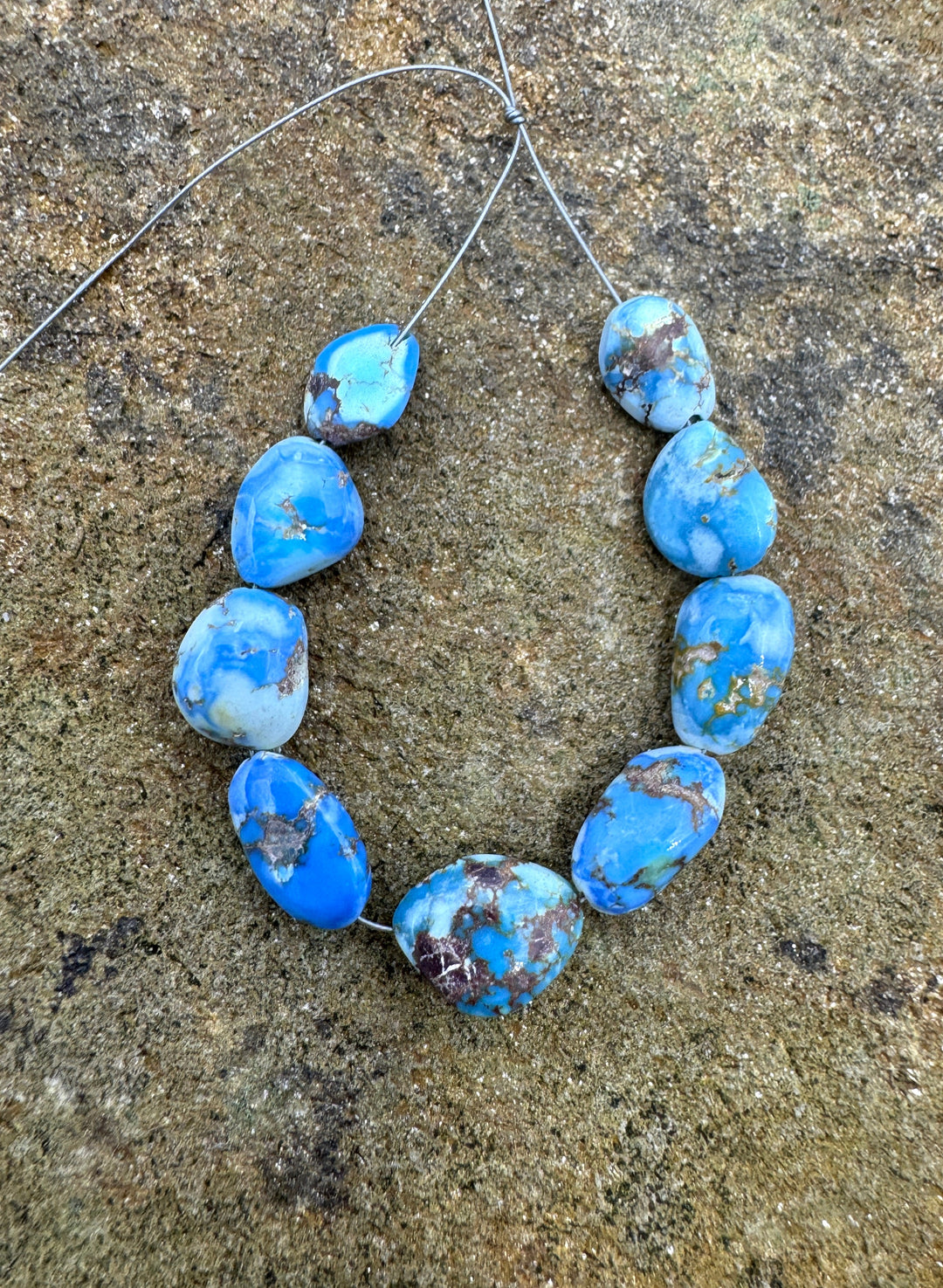 RARE Golden Hills Turquoise (Kazakhstan) 5-6mm Irregular