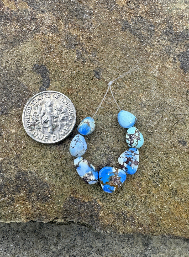 RARE Golden Hills Turquoise (Kazakhstan) 5-7mm Irregular