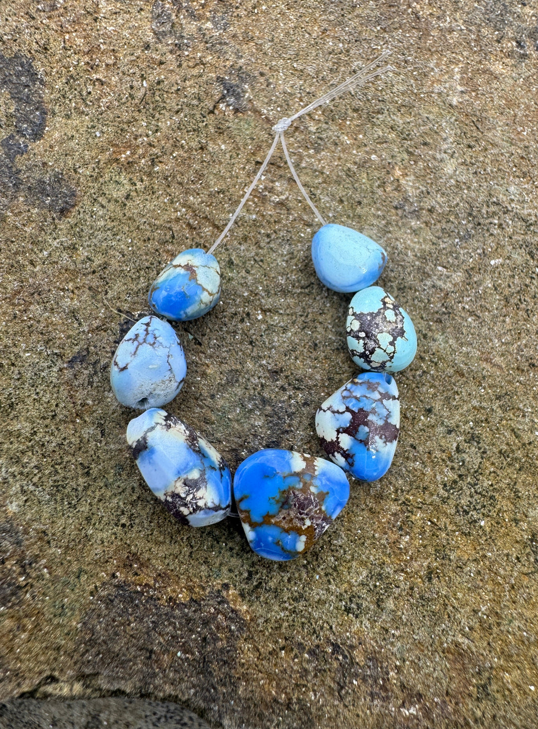 RARE Golden Hills Turquoise (Kazakhstan) 5-7mm Irregular