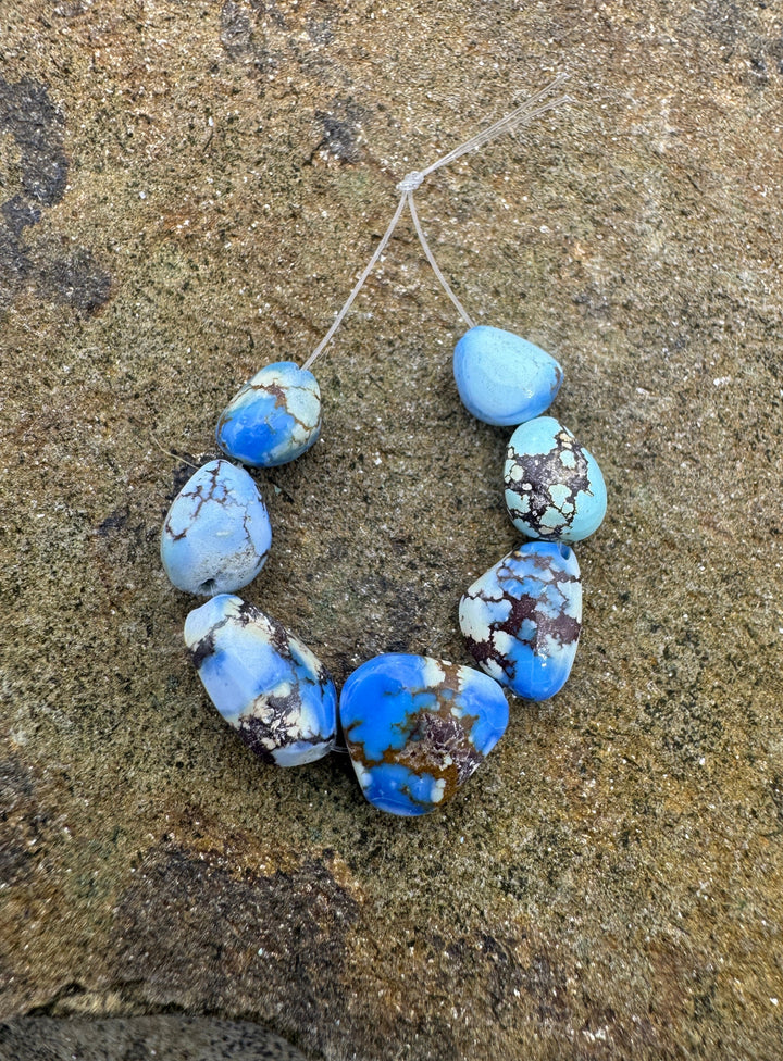 RARE Golden Hills Turquoise (Kazakhstan) 5-7mm Irregular