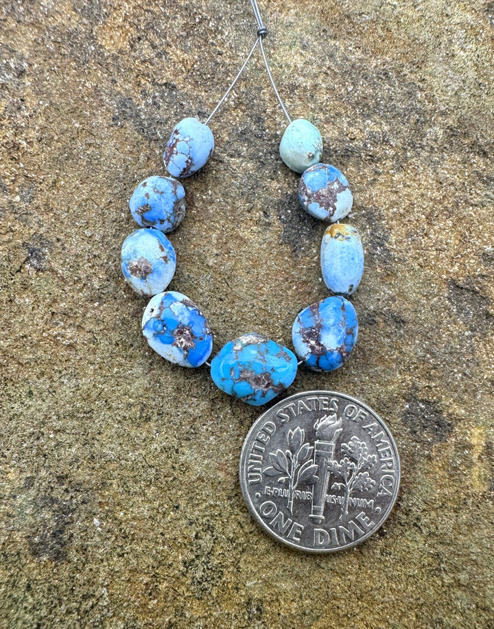 RARE Golden Hills Turquoise (Kazakhstan) 5-8mm Irregular